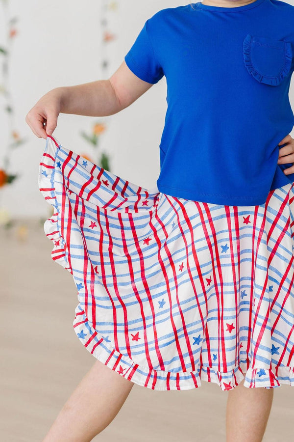 patriotic-plaid-ruffle-twirl-skort Mila & Rose at Sophia's Style-Patriotic Plaid Ruffle Twirl Skort-6-12M-Twirl Skort-1